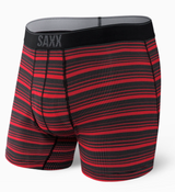 SAXX QUEST BOXER BRIEF RED SUNRISE STRIPE