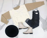 CREAM NATURAL SWEATER