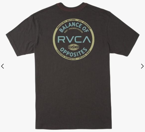 MENS BALANCE SEAL RVCA TEE
