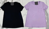 DUSTY LAVENDER MODAL POCKET TEE