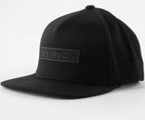 BLACK RVCA STADIUM HAT SNAPBACK