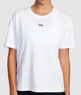 RVCA WHITE VA ESSENTIAL TEE