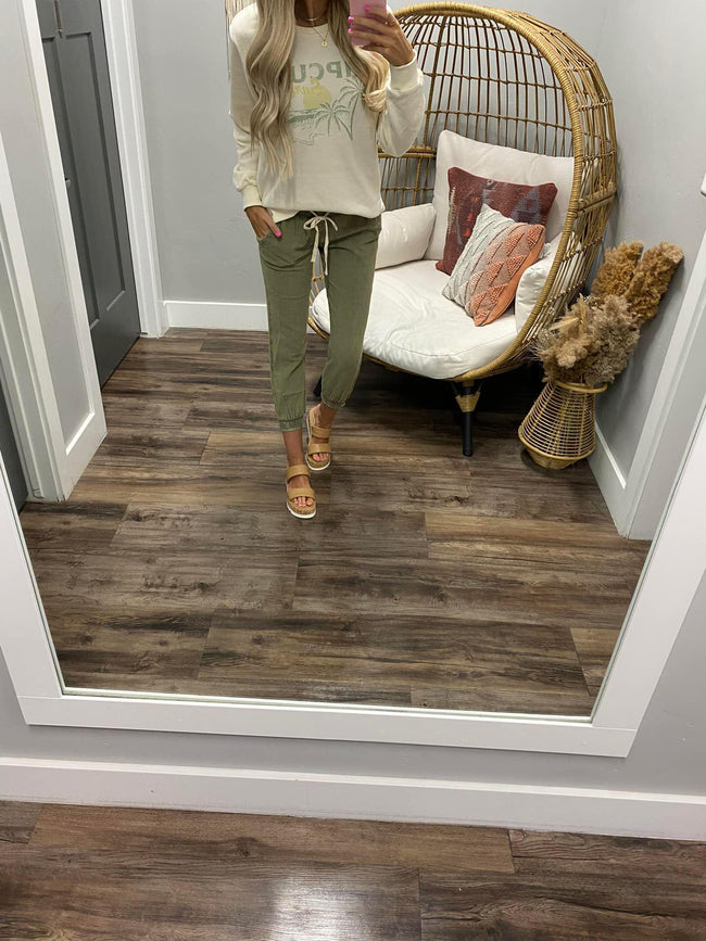 RIP CURL OLIVE JOGGER PANT