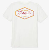 MENS ONEILL WHITE HEXIGON TEE