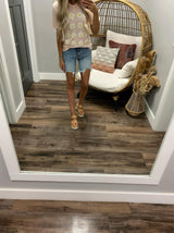 PINK WASHED VINTAGE DAISY TEE