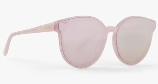 GEMMA PINK CHERRY BLOSSOM DIFF SUNGLASSES