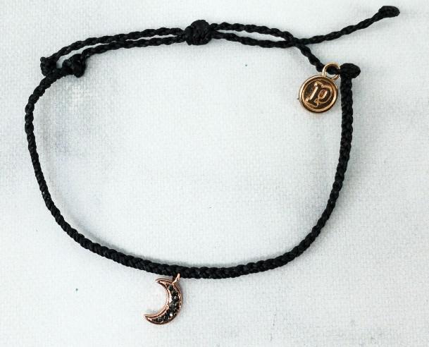 PURA VIDA DARK MOON ROSE GOLD BRACELET