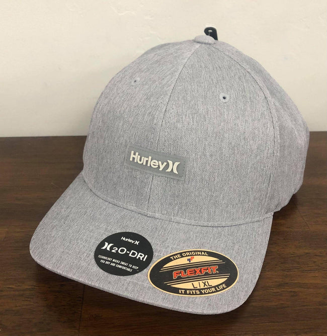 HURLEY H20 REDONDO GREY FLEXFIT L/XL HAT