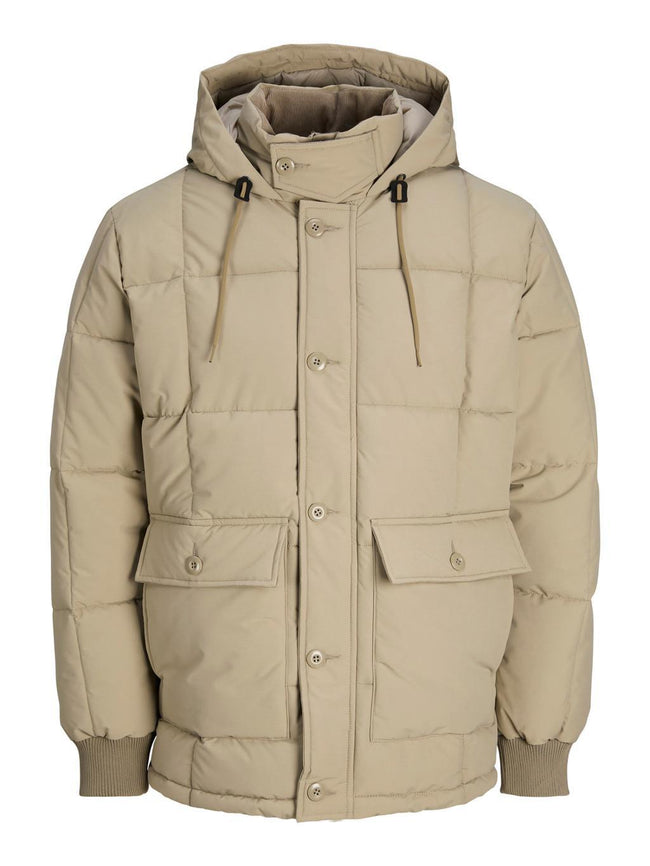 JACK AND JONES WINTER TWIG PUFFER JACKET MENS