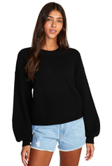 RVCA BLACK DIP IN KNIT SWEATER