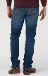 MENS ROCK 47 WRANGLER MELODY SLIM STRAIGHT DENIM