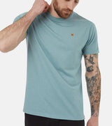 MENS TENTREE TOURMALINE BLUE HEATHER TREEBLAND TEE