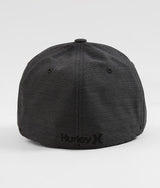 HURLEY BLACK TEXTURE FLEXFIT HAT