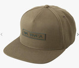 RVCA STADIUM SNAPBACK OLIVE