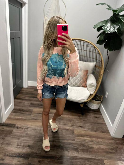 NATASHA HIGH RISE DISTRESSED SHORTS