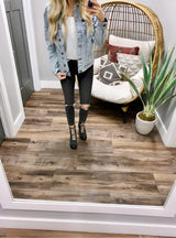 FAVORITE DISTRESSED DENIM JACKET