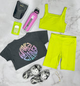 NEON LIME SPORTS BRALETTE