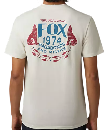 FOX PREDOMINANT PREMIUM TEE VINTAGE WHITE