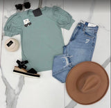 MINT SWISS DOT TOP