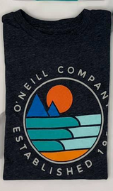 MEN'S O'NEILL CAMP SURF NAVY HEATHER TEE