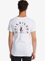 WHITE DUSK RUNNER QUIKSILVER TEE