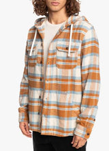 MENS QUIKSILVER BARTON HOODED FLANNEL