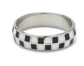 PURA VIDA CHECKERBOARD RING