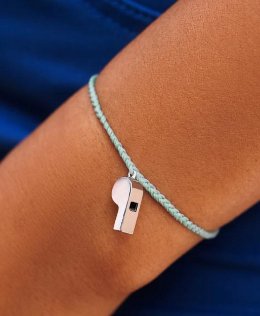 PURAVIDA WHISTLE CHARM BRACELET