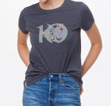 CHARCOAL TENTREE TROPICAL TEE