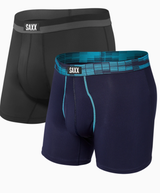 SAXX SPORT MESH 2PK BLACK/ NAVY DIGI