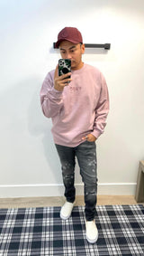 MENS JACK AND JONES WASHED BLACK DISTRESSED PATCH GLENN SLIM JEANS