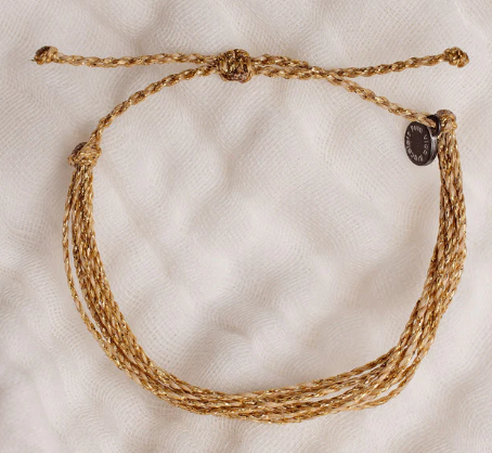 PURA VIDA GOLD SHIMMER BRACELET