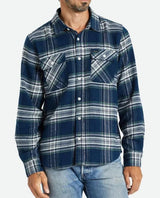 BRIXTON MENS BOWERY LONG SLEEVE PLAID BUTTON UP