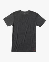 BLACK CHARCOAL RVCA BASIC TEE