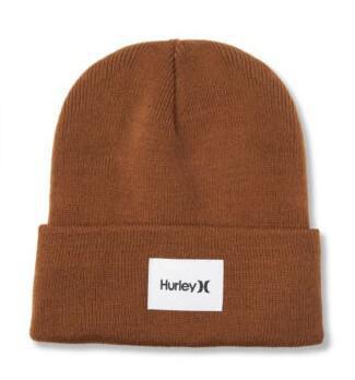 HURLEY CAMEL CUFF KNIT BEANIE