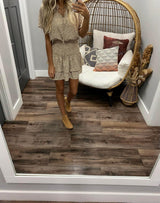 CREAM SMOCKED TIERED DRESS