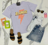 LAVENDER BLONDIE BOLT TEE