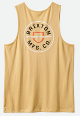 BRIXTON CREST TANK TOP SAND