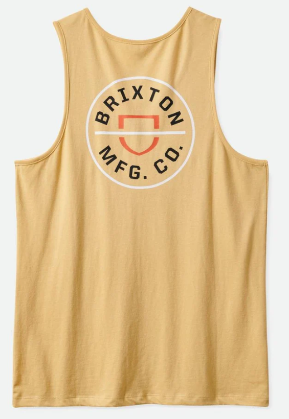 BRIXTON CREST TANK TOP SAND