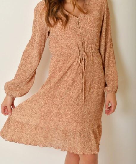 EMORY BLUSH MAUVE DRESS