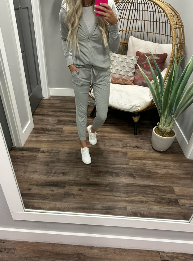 CHLOE ACTIVE JOGGERS HEATHER GREY