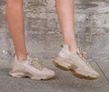 STEVE MADDEN LIGHT BLUSH MAXIMA TENNIS SHOES
