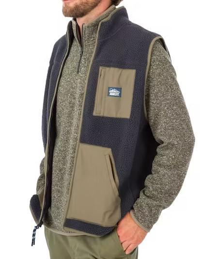 MENS HURLEY MIDLAND BURRRITO ZIP VEST