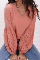 CLAY BOHO BLOUSE