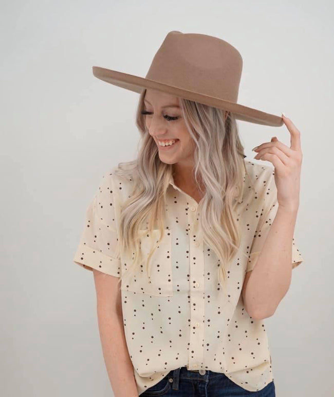 WHITE DOT BLOUSE