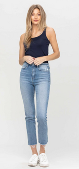 LANY STRAIGHT HIGH RISE DENIM