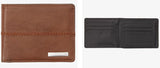 QUIKSILVER CHOCOLATE STITCHY TRI FOLD WALLET