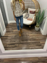 IVORY TAUPE EMBROIDERED BLOUSE