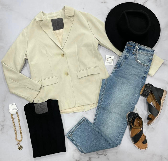 NATURAL MAUDE BLAZER