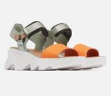 SOREL KINETIC IMPACT Y-STRAP HIGH SANDAL SAFARI/ORANGE